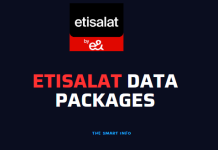 Etisalat Data Packages and Etisalat Recharge
